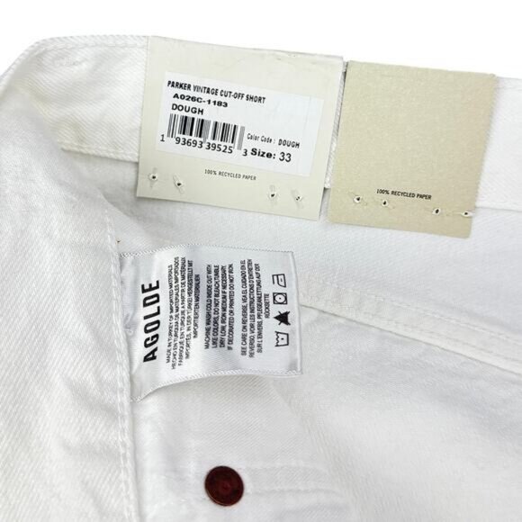 Agolde Parker Short Size 33 Dough - Picture 6 of 9